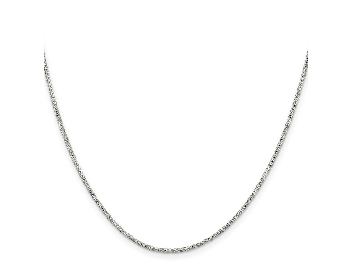 FJC Finejewelers 925 Sterling Silver  Corona Chain 18 Inches x 1.6 mm