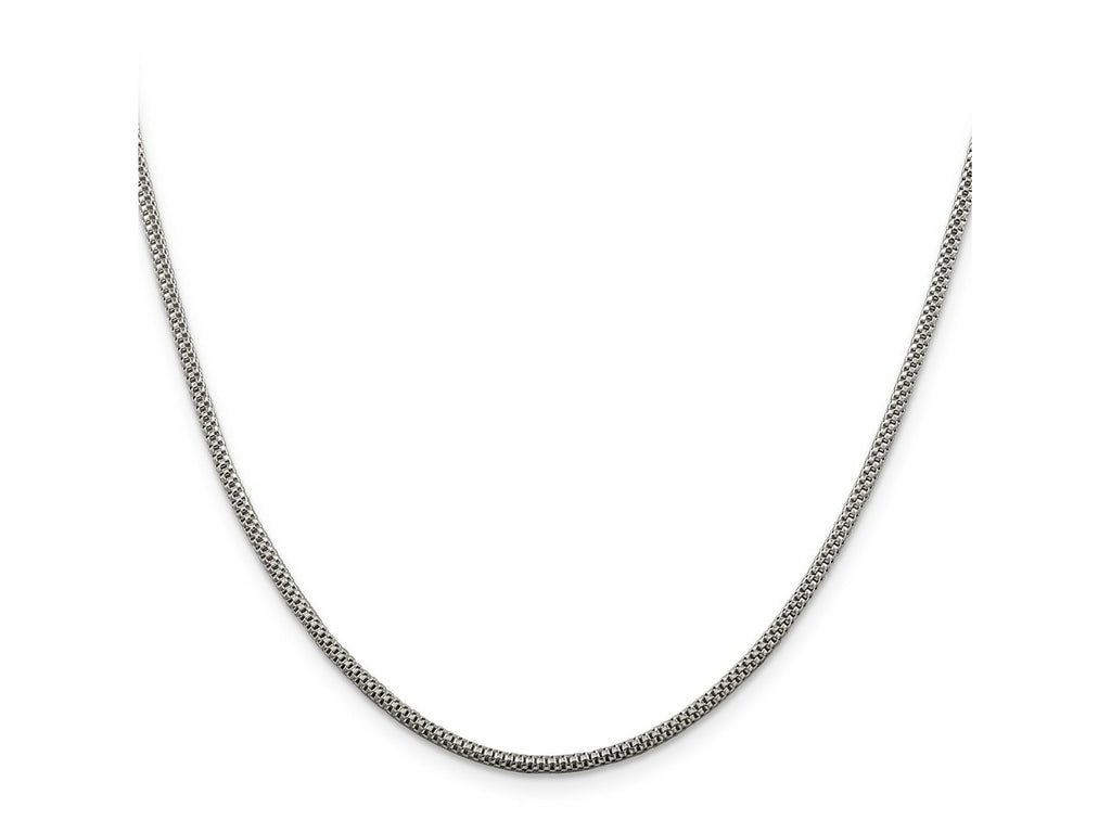 FJC Finejewelers 925 Sterling Silver Other Chain Corona Chain 18 Inches x 2 mm