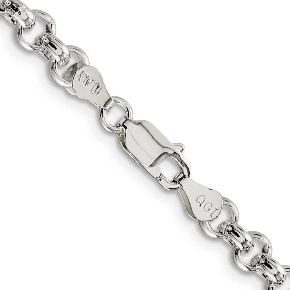 FJC Finejewelers 925 Sterling Silver Rolo Chain 24 Inches x 5 mm