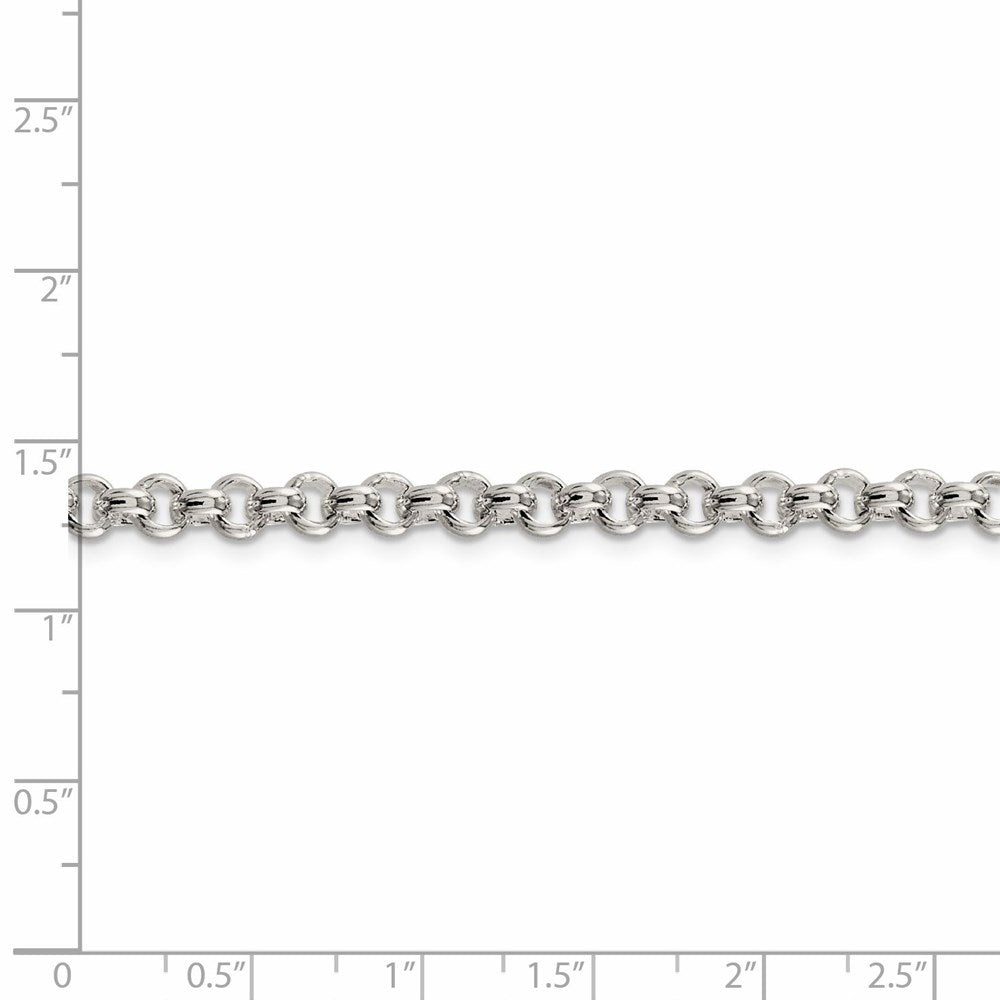 FJC Finejewelers 925 Sterling Silver Rolo Chain 24 Inches x 5 mm