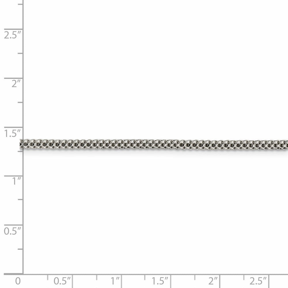FJC Finejewelers 925 Sterling Silver Other Chain Corona Chain 20 Inches x 2.4 mm