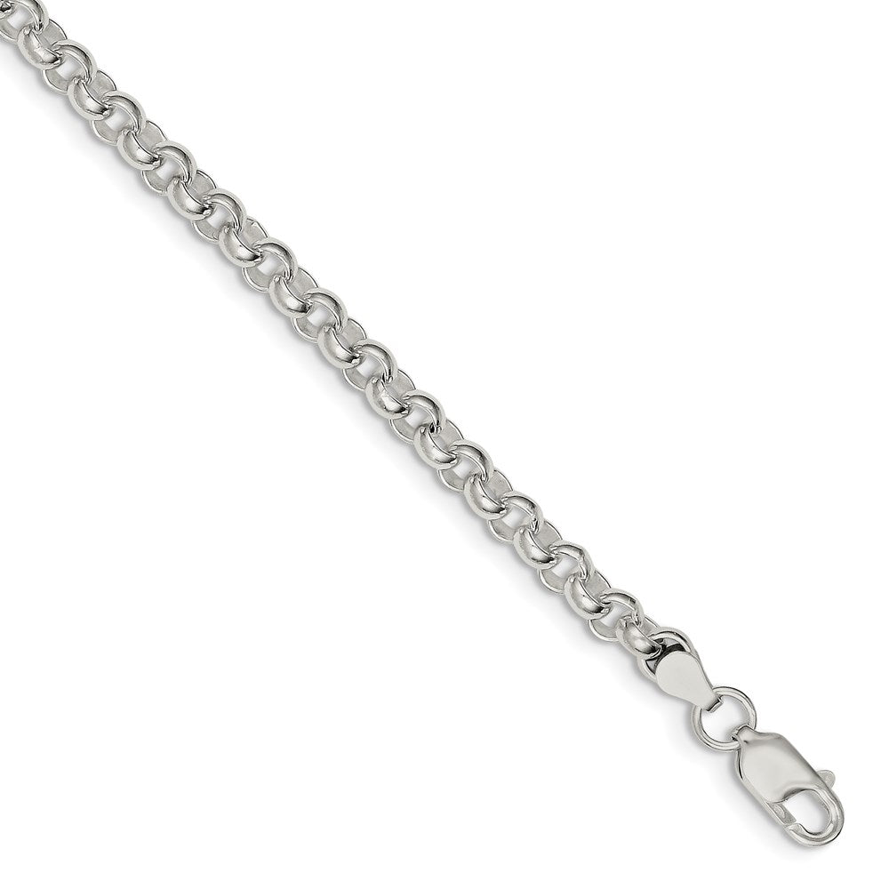 FJC Finejewelers 925 Sterling Silver Rolo Bracelet Chain 7.5 Inches x 5 mm