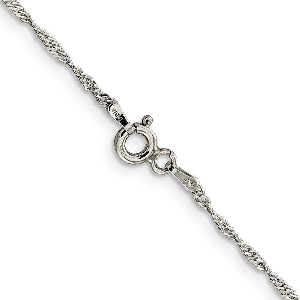 FJC Finejewelers 925 Sterling Silver Singapore Chain 18 Inches x 1.4 mm
