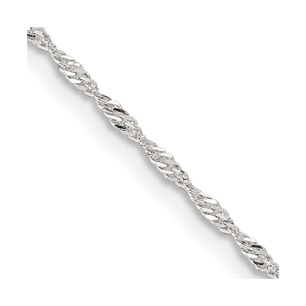FJC Finejewelers 925 Sterling Silver Singapore Chain 20 Inches x 1.4 mm