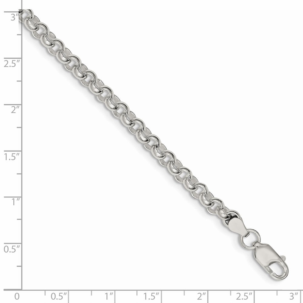 FJC Finejewelers 925 Sterling Silver Rolo Bracelet Chain 8.5 Inches x 5 mm