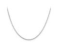 FJC Finejewelers 925 Sterling Silver Open Link Rhodium Plated Singapore Chain 20 Inches x 1.4 mm