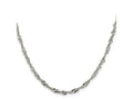 FJC Finejewelers 925 Sterling Silver Singapore Chain 24 Inches x 3.5 mm
