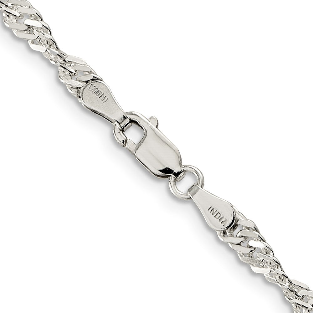 FJC Finejewelers 925 Sterling Silver Singapore Bracelet Chain 7 Inches x 3.5 mm