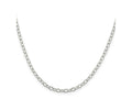 FJC Finejewelers 925 Sterling Silver Oval Cable Chain 20 Inches x 3.4 mm