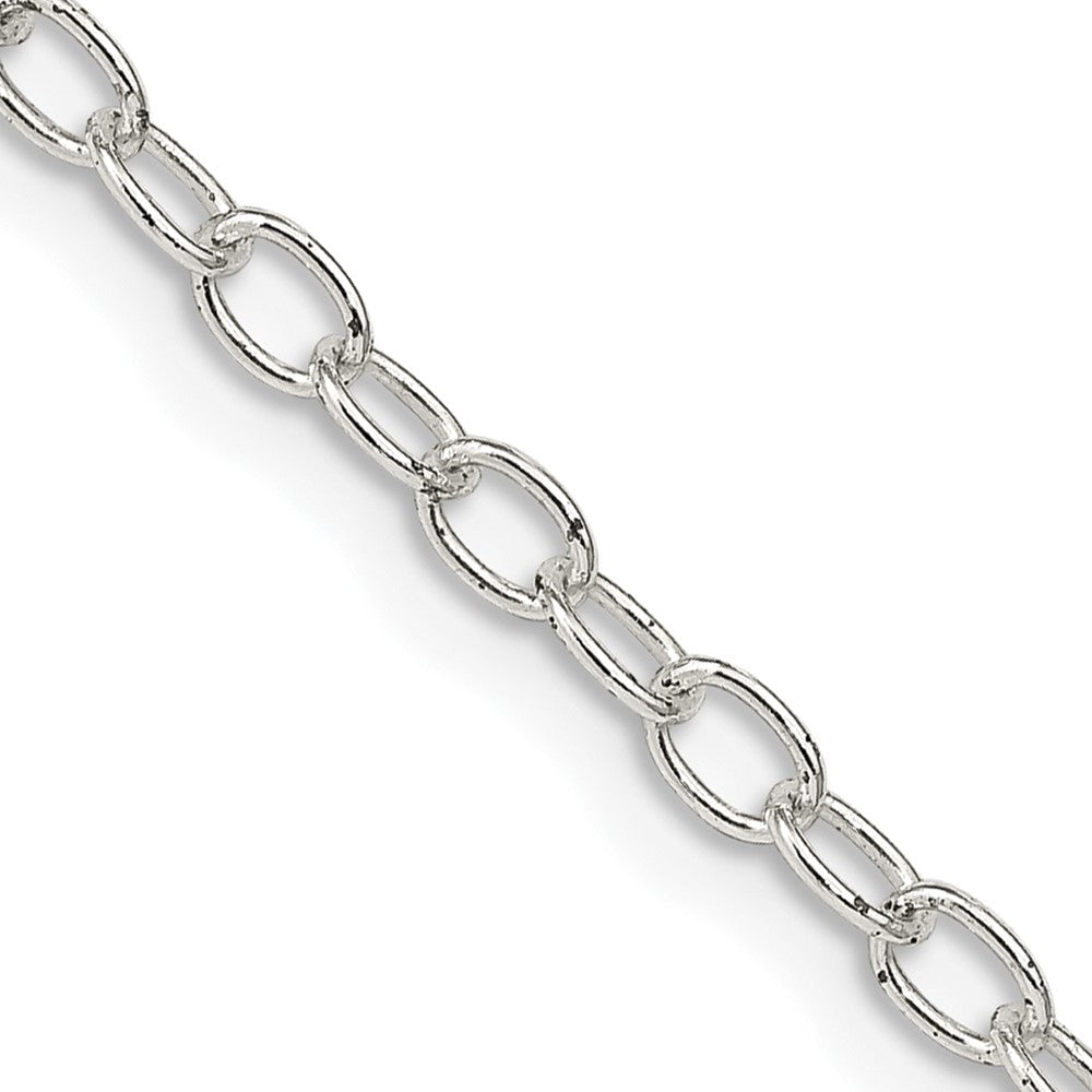 FJC Finejewelers 925 Sterling Silver Oval Cable Chain 22 Inches x 3.4 mm