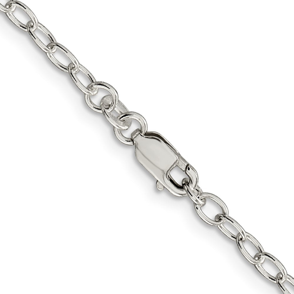 FJC Finejewelers 925 Sterling Silver Oval Cable Chain 26 Inches x 3.4 mm