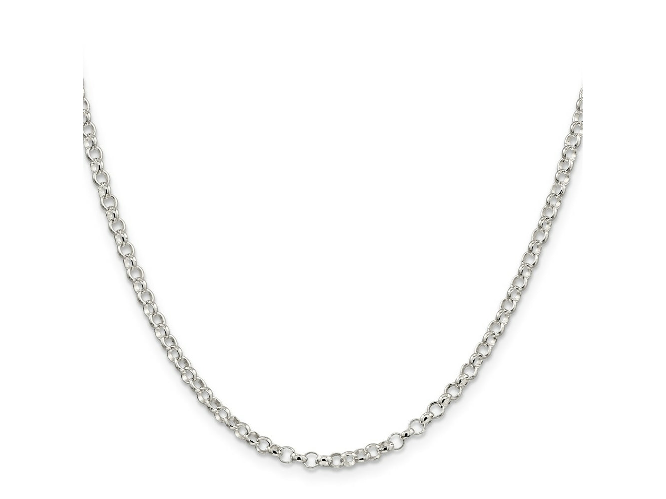 FJC Finejewelers 925 Sterling Silver Rolo Chain 20 Inches x 3 mm