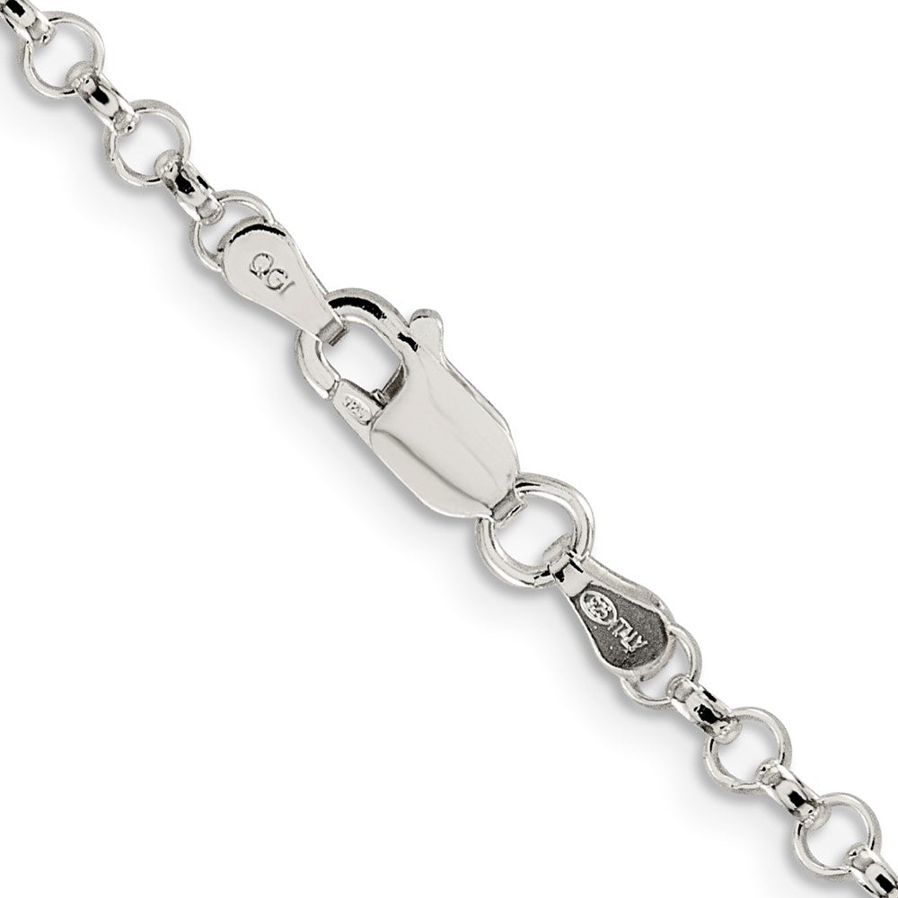 FJC Finejewelers 925 Sterling Silver Rolo Chain 28 Inches x 3 mm