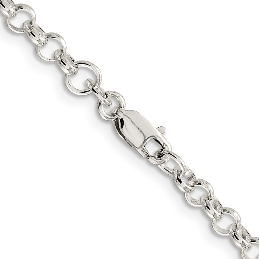FJC Finejewelers 925 Sterling Silver Rolo Chain 18 Inches x 4 mm
