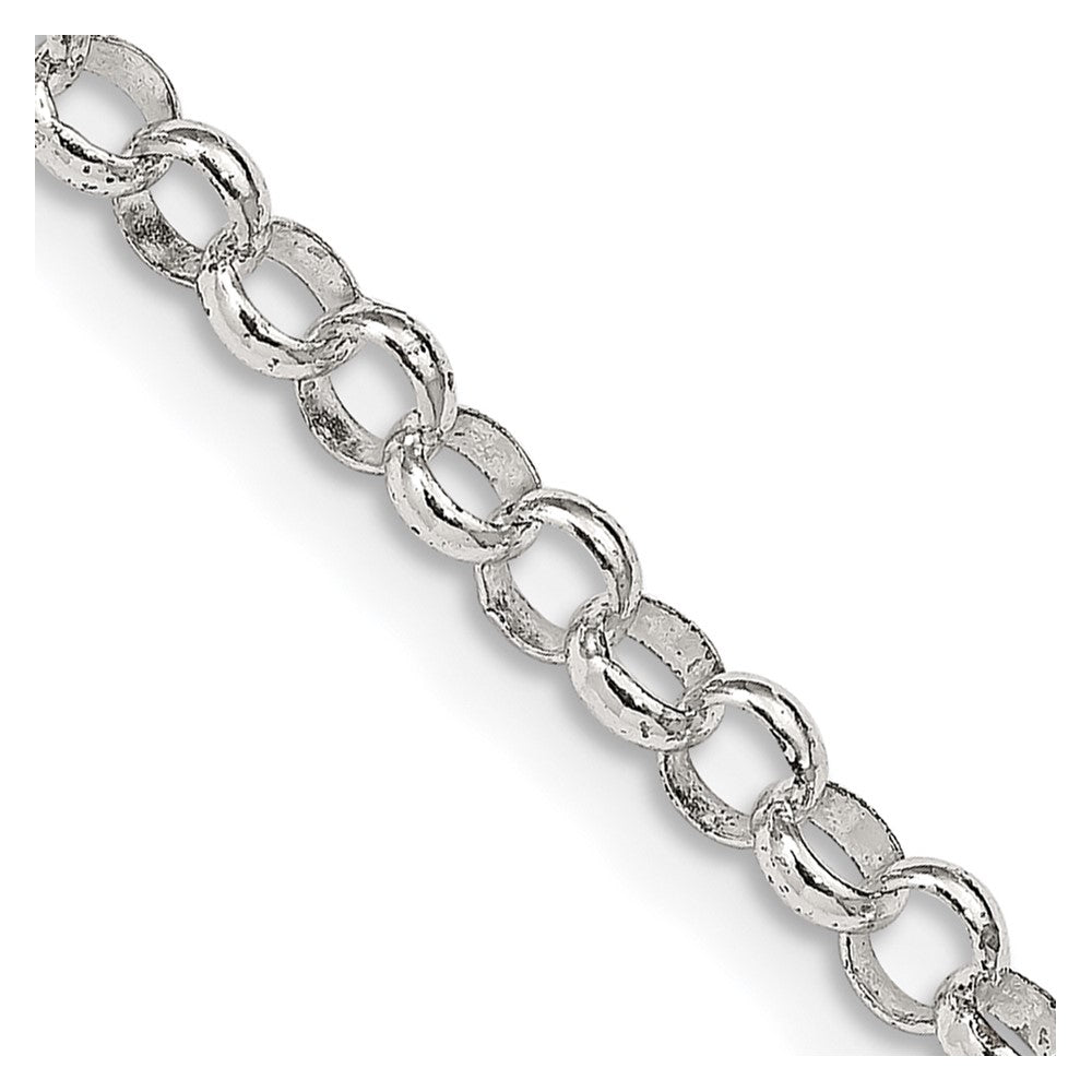 FJC Finejewelers 925 Sterling Silver Rolo Chain 24 Inches x 4 mm