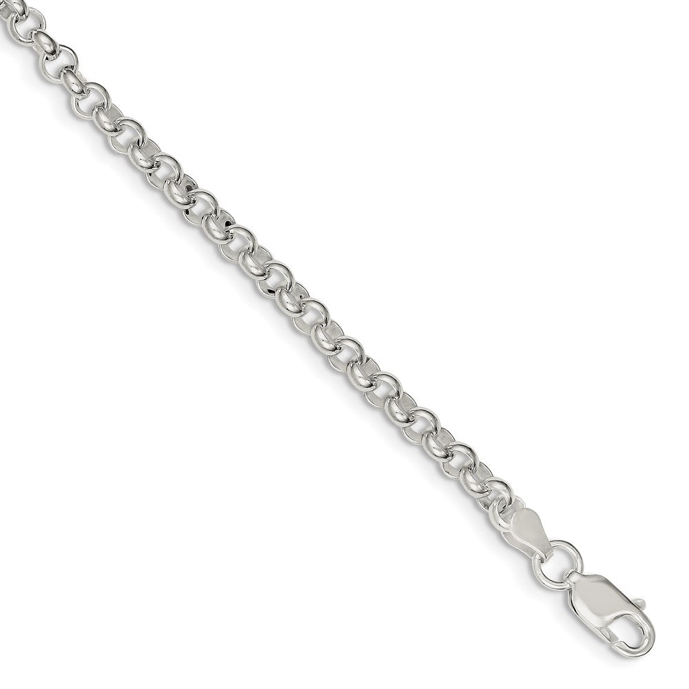 FJC Finejewelers 925 Sterling Silver Fancy Rolo Bracelet 7.5 Inches x 4.75 mm