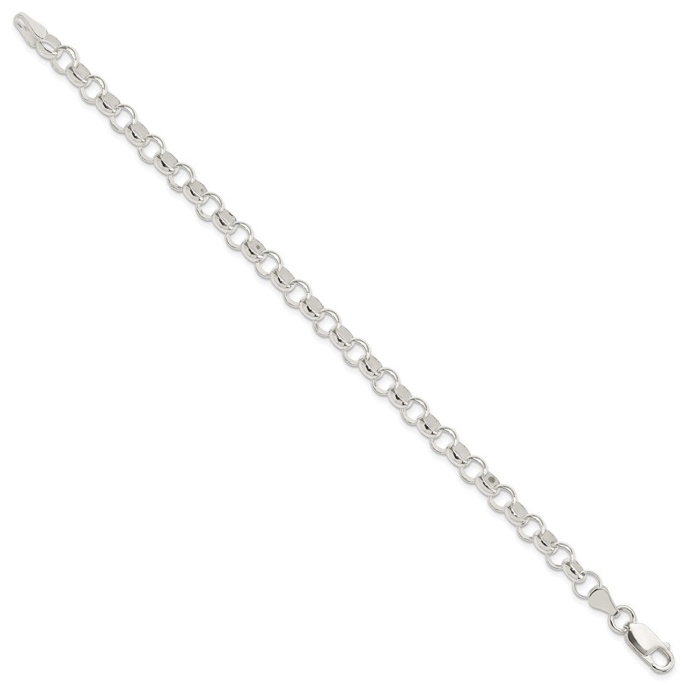 FJC Finejewelers 925 Sterling Silver Link 6.0mm Belcher Light Bracelet 7.5 Inches x 6 mm