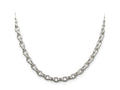 FJC Finejewelers 925 Sterling Silver Oval Fancy Rolo Chain 20 Inches x 4.4 mm