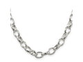 FJC Finejewelers 925 Sterling Silver Fancy Rolo Chain 18 Inches x 8 mm
