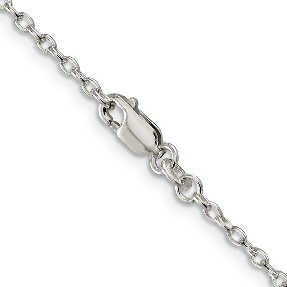 FJC Finejewelers 925 Sterling Silver Oval Cable Chain 22 Inches x 2.25 mm