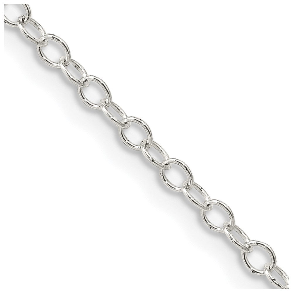 FJC Finejewelers 925 Sterling Silver Oval Cable Chain 26 Inches x 2.25 mm