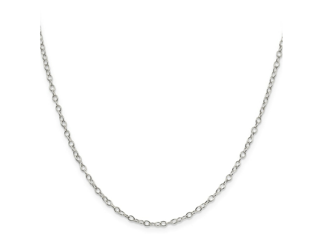 FJC Finejewelers 925 Sterling Silver Oval Cable Chain 26 Inches x 2.25 mm
