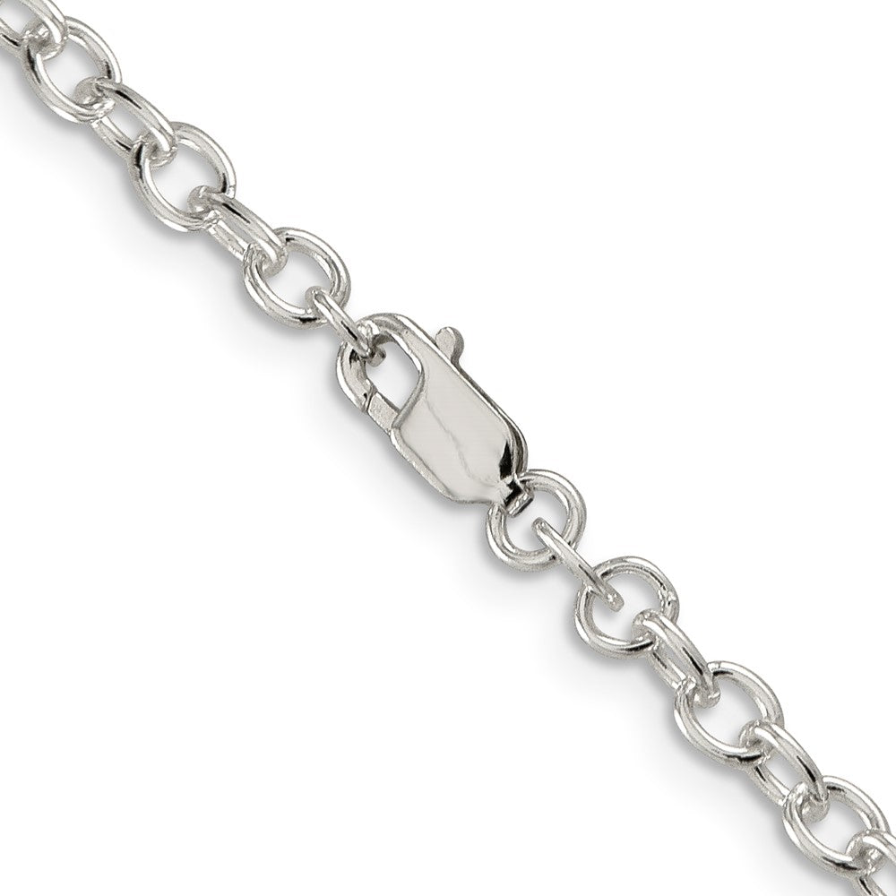 FJC Finejewelers 925 Sterling Silver Oval Cable Chain 26 Inches x 3.75 mm
