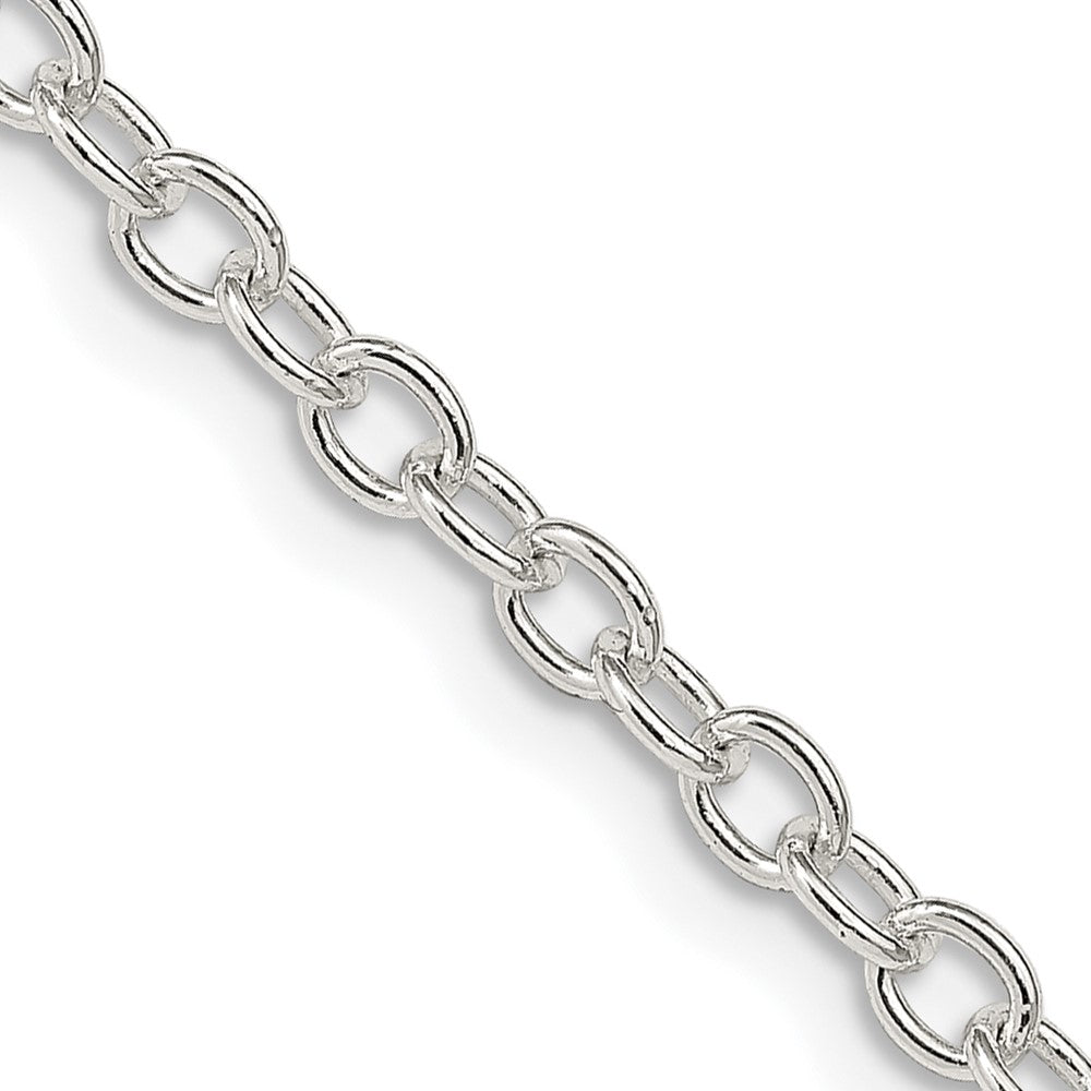 FJC Finejewelers 925 Sterling Silver Oval Cable Chain 26 Inches x 3.75 mm