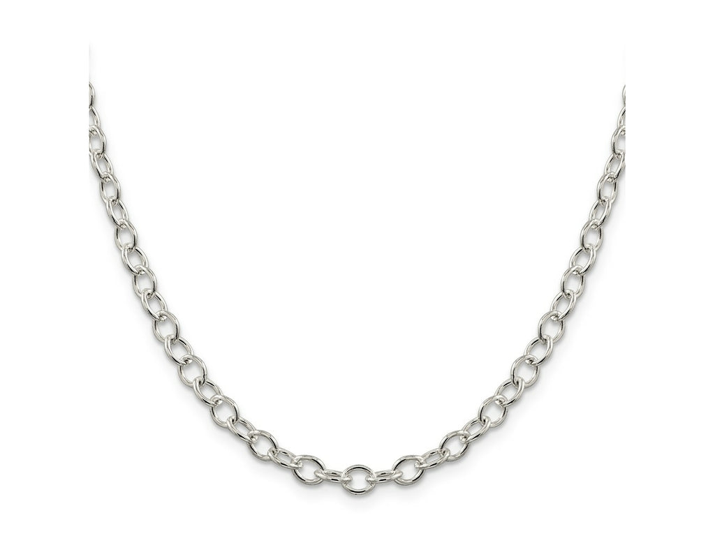 FJC Finejewelers 925 Sterling Silver Oval Cable Chain 20 Inches x 5.3 mm