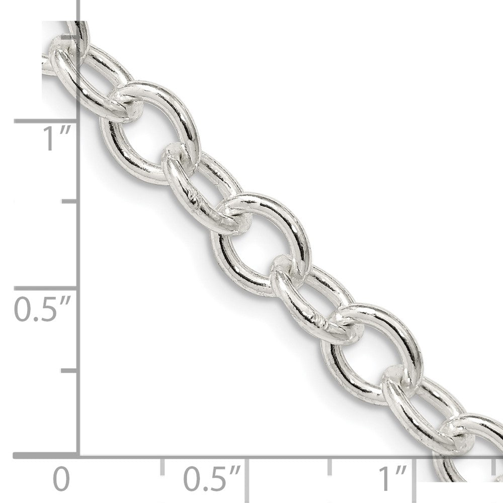 FJC Finejewelers 925 Sterling Silver Oval Cable Chain 20 Inches x 6.8 mm