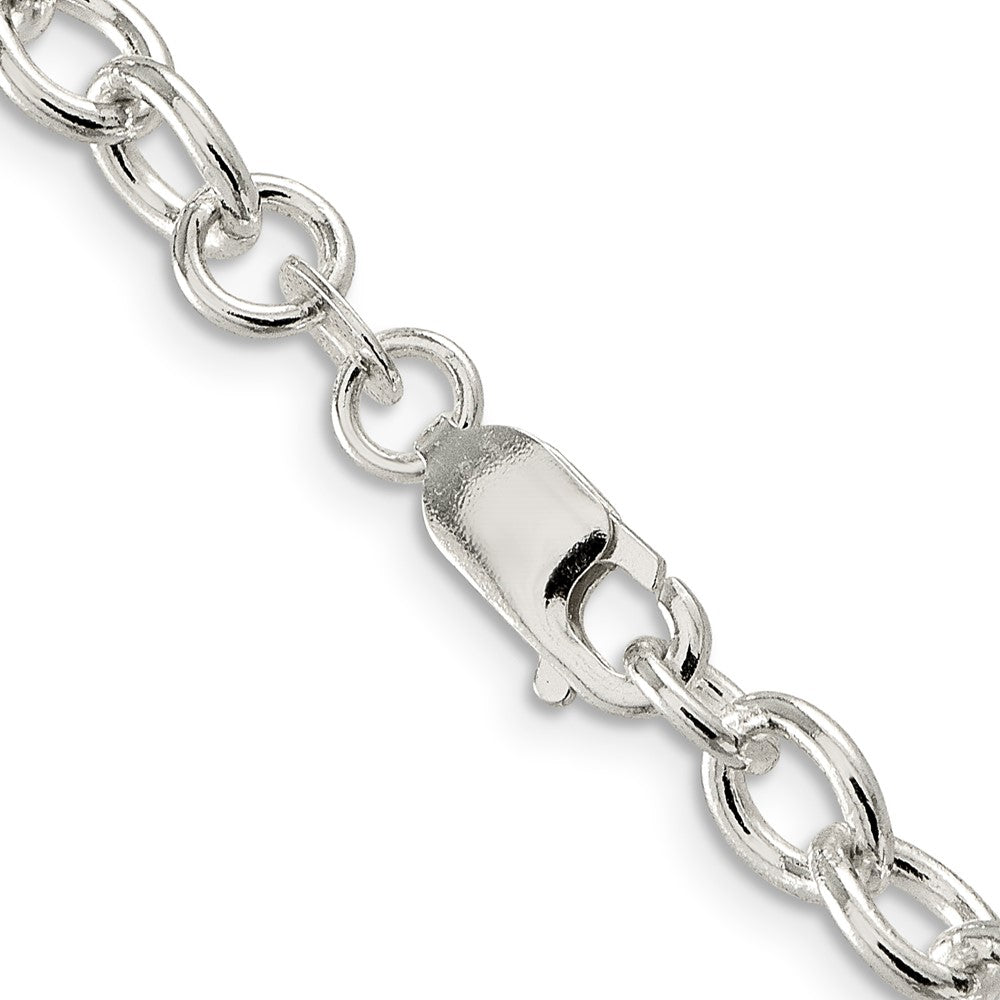 FJC Finejewelers 925 Sterling Silver Oval Cable Chain 24 Inches x 6.8 mm