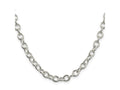 FJC Finejewelers 925 Sterling Silver Oval Cable Chain 24 Inches x 6.8 mm