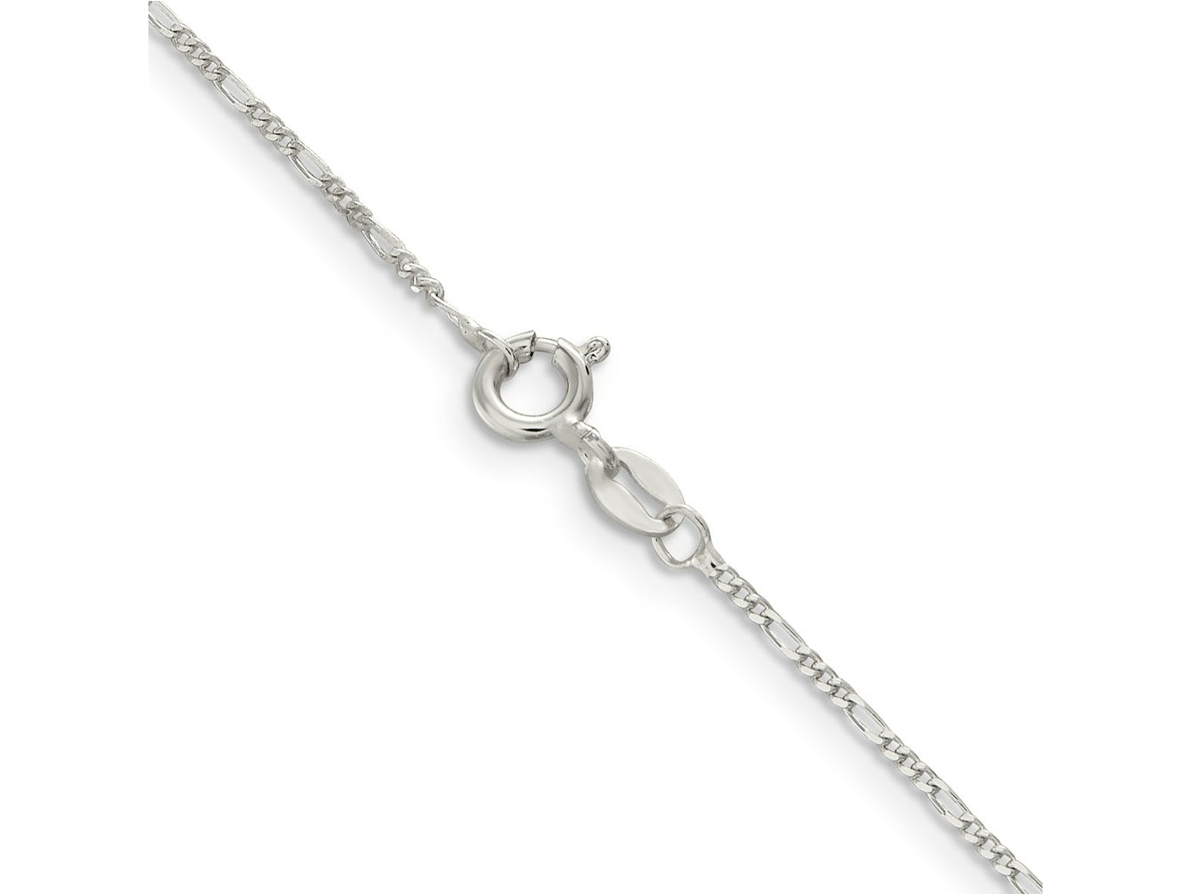 FJC Finejewelers 925 Sterling Silver 1.2mm Figaro Chain Anklet 10 Inches x 1 mm