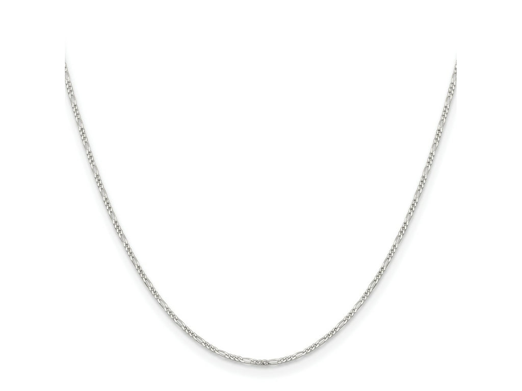 FJC Finejewelers 925 Sterling Silver Figaro Chain 18 Inches x 1.2 mm