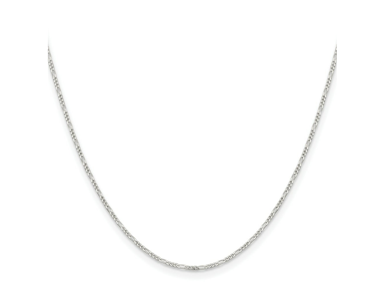 FJC Finejewelers 925 Sterling Silver Figaro Chain 22 Inches x 1.2 mm