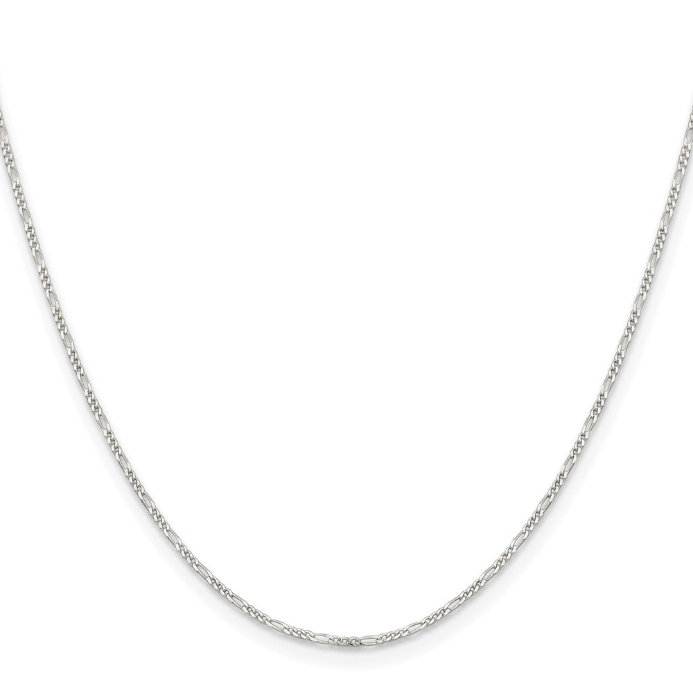 FJC Finejewelers 925 Sterling Silver 1.2mm Figaro Chain Anklet 9 Inches x 1 mm
