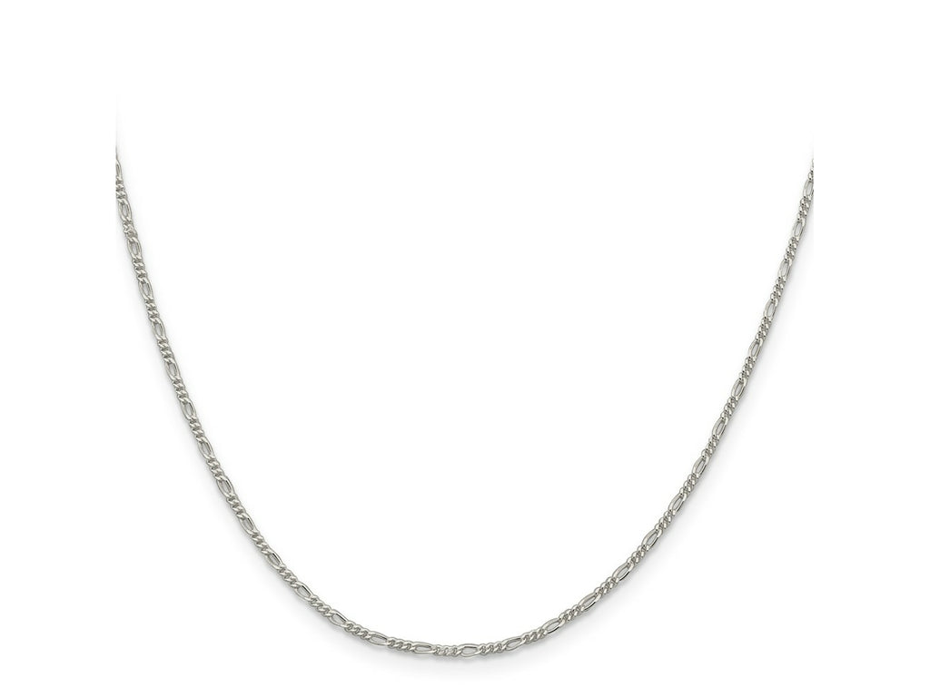 FJC Finejewelers 925 Sterling Silver Figaro Chain 26 Inches x 1.4 mm