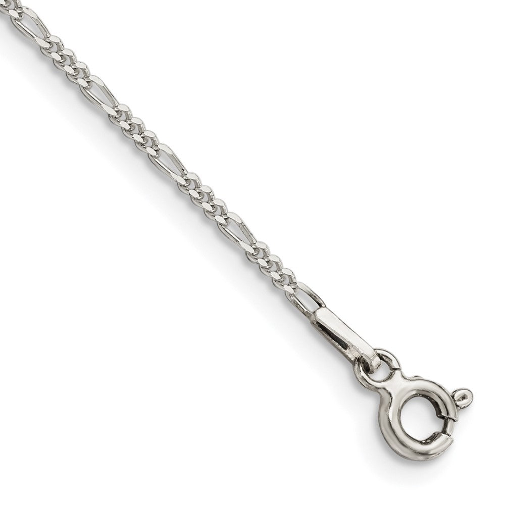 FJC Finejewelers 925 Sterling Silver Figaro Bracelet Chain 7 Inches x 1.4 mm