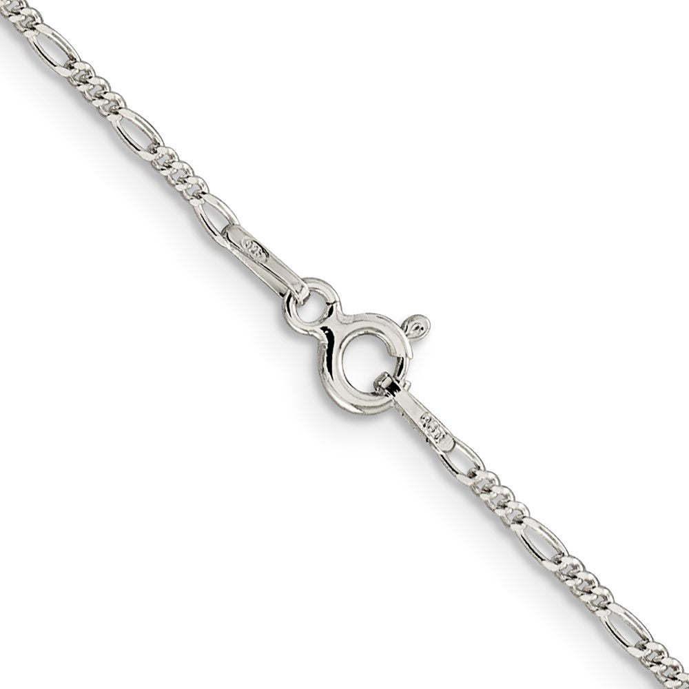 FJC Finejewelers 925 Sterling Silver 1.4mm Figaro Chain Anklet 9 Inches x 1 mm