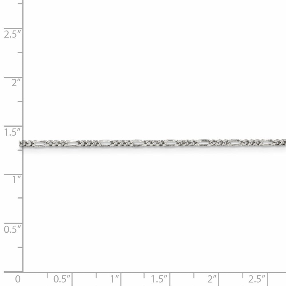 FJC Finejewelers 925 Sterling Silver Figaro Chain 20 Inches x 1.75 mm