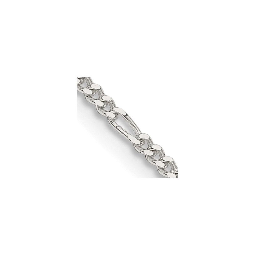 FJC Finejewelers 925 Sterling Silver Figaro Chain 26 Inches x 1.75 mm