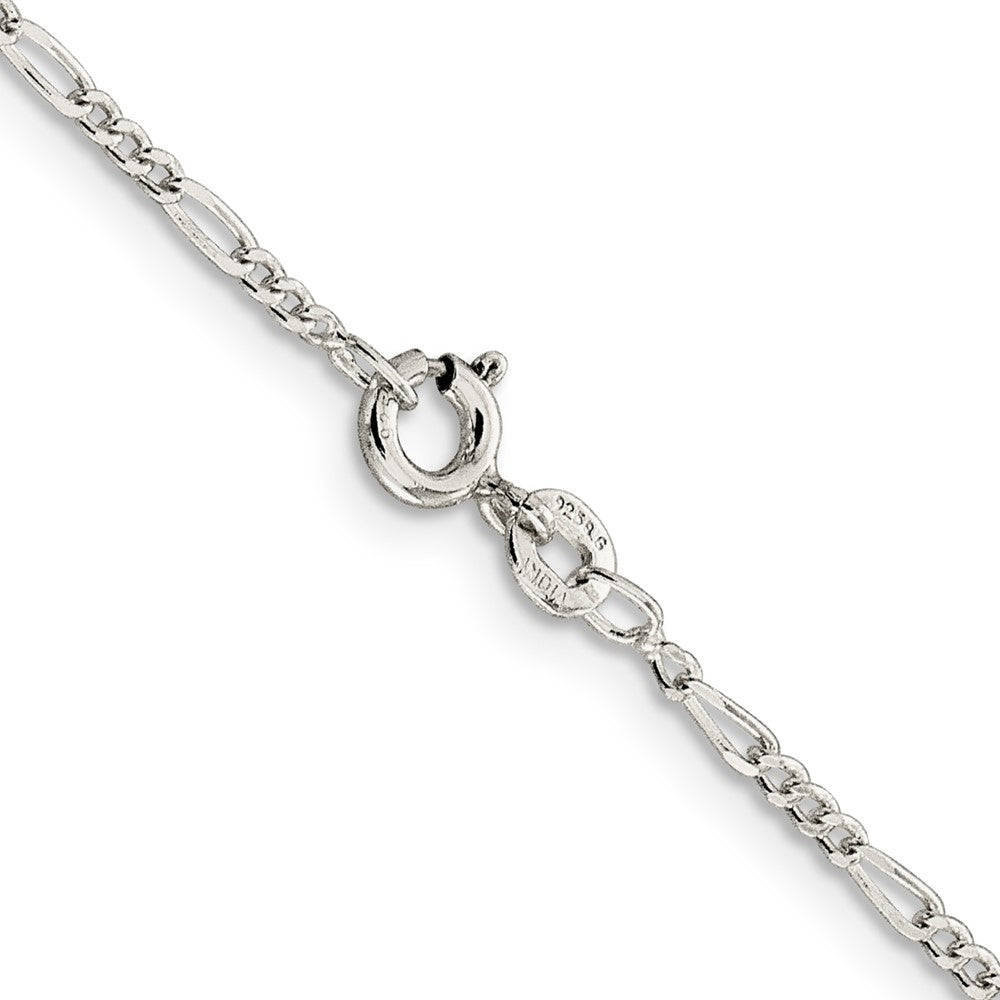 FJC Finejewelers 925 Sterling Silver Figaro Bracelet Chain 8 Inches x 1.75 mm