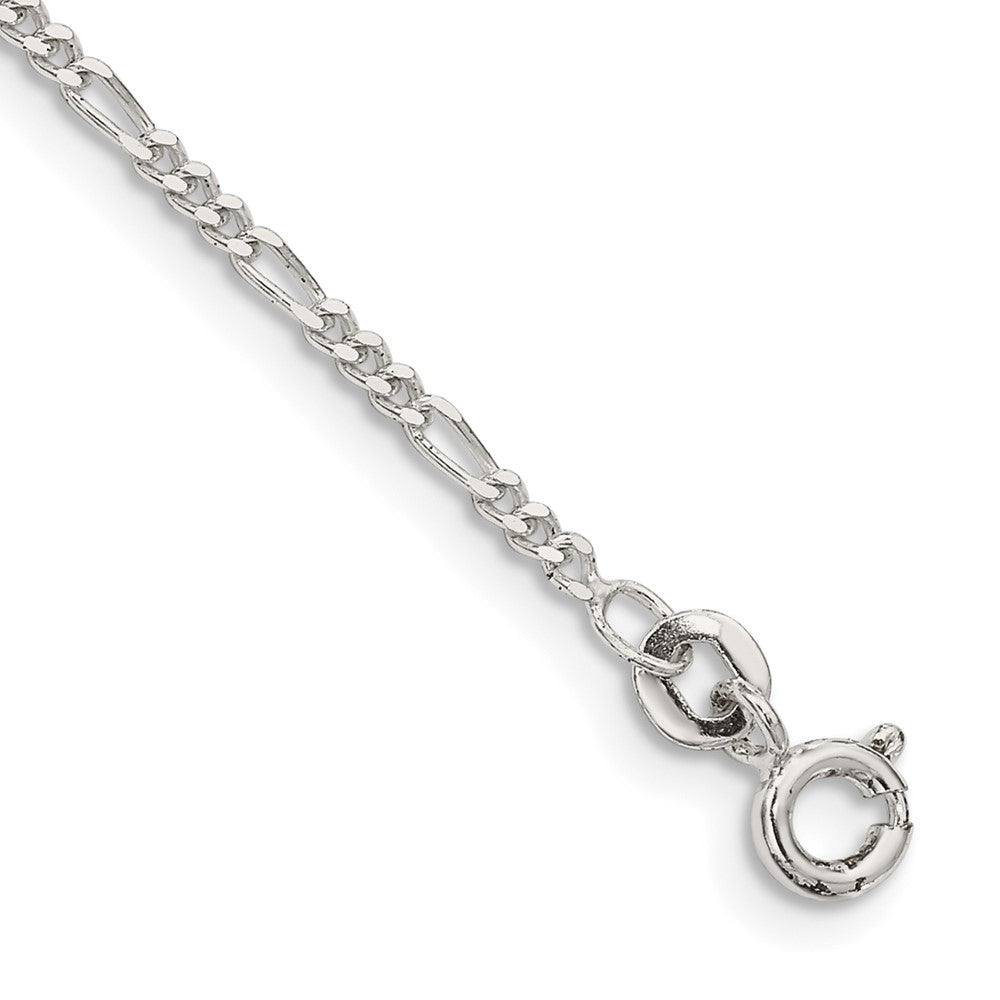 FJC Finejewelers 925 Sterling Silver Figaro Bracelet Chain 8 Inches x 1.75 mm