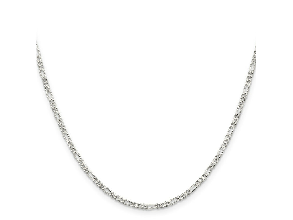 FJC Finejewelers 925 Sterling Silver Figaro Chain 18 Inches x 2.25 mm