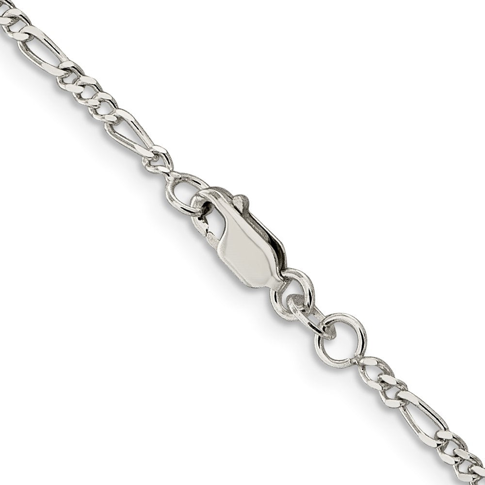 FJC Finejewelers 925 Sterling Silver Figaro Chain 20 Inches x 2.25 mm