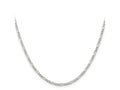 FJC Finejewelers 925 Sterling Silver Figaro Chain 20 Inches x 2.25 mm