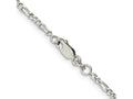 FJC Finejewelers 925 Sterling Silver Figaro Bracelet Chain 6 Inches x 2.25 mm