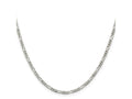 FJC Finejewelers 925 Sterling Silver Figaro Chain 18 Inches x 2.85 mm