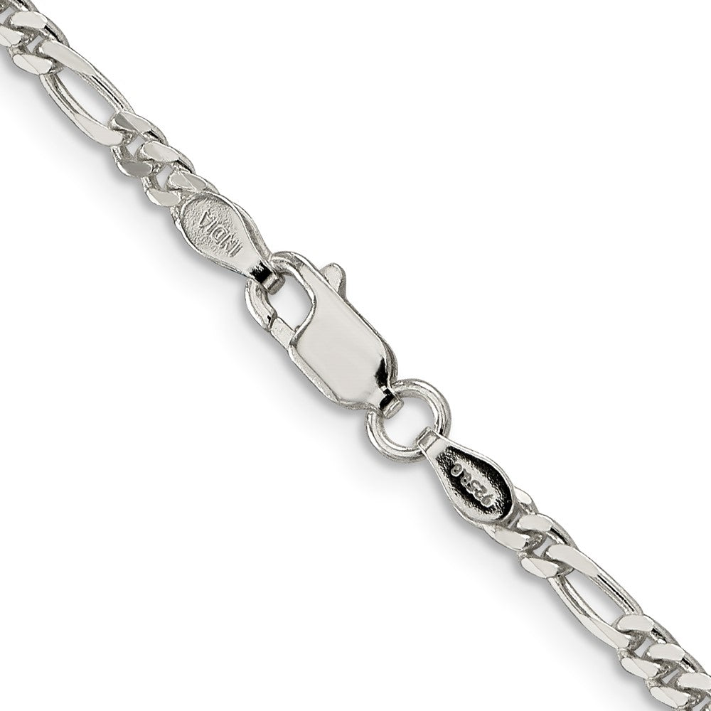 FJC Finejewelers 925 Sterling Silver Figaro Chain 20 Inches x 2.85 mm