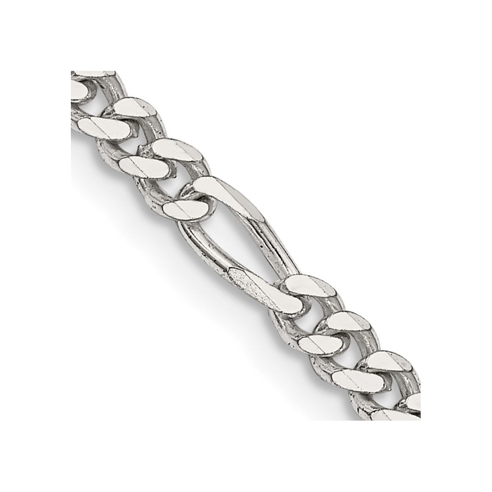 FJC Finejewelers 925 Sterling Silver Figaro Chain 22 Inches x 3.5 mm